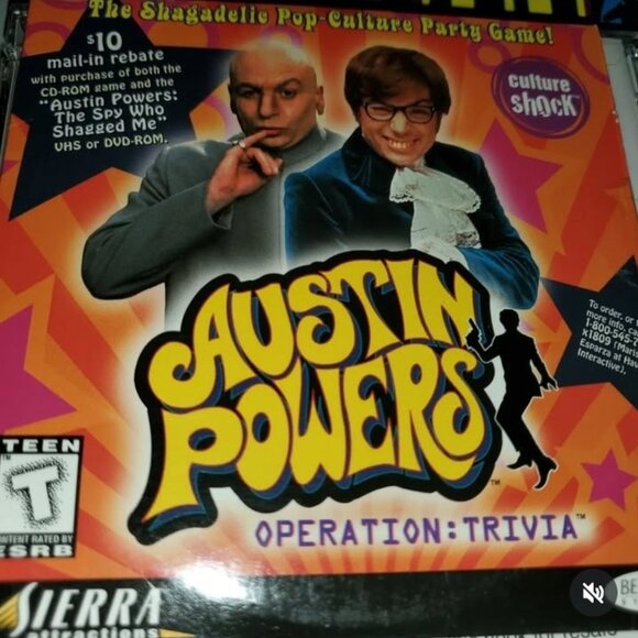 Austin Powers The Spy Who Shagged Me Movie Retailer Unused Backpack w/All Extras - Picture 7 of 10